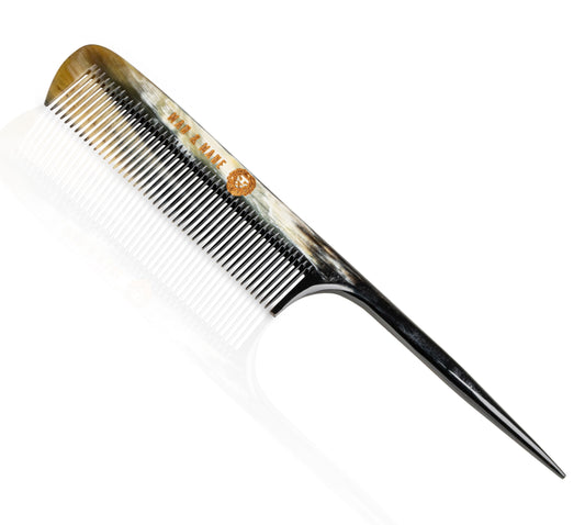 Premium Handmade Oxhorn Rattail Styling Comb for Men & Women