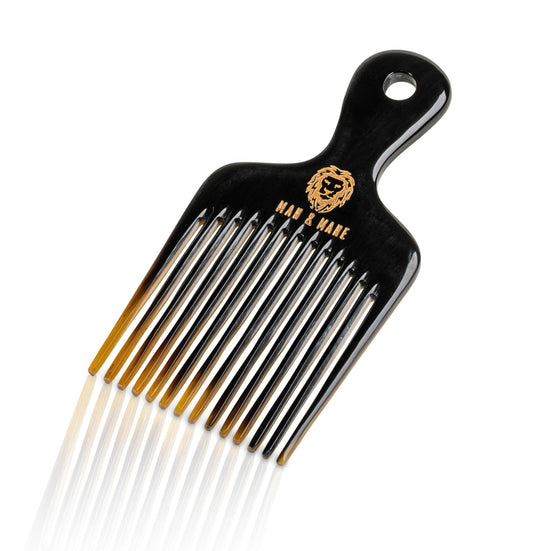 Premium Handmade Oxhorn Antistatic Hair Pick for Men & Women