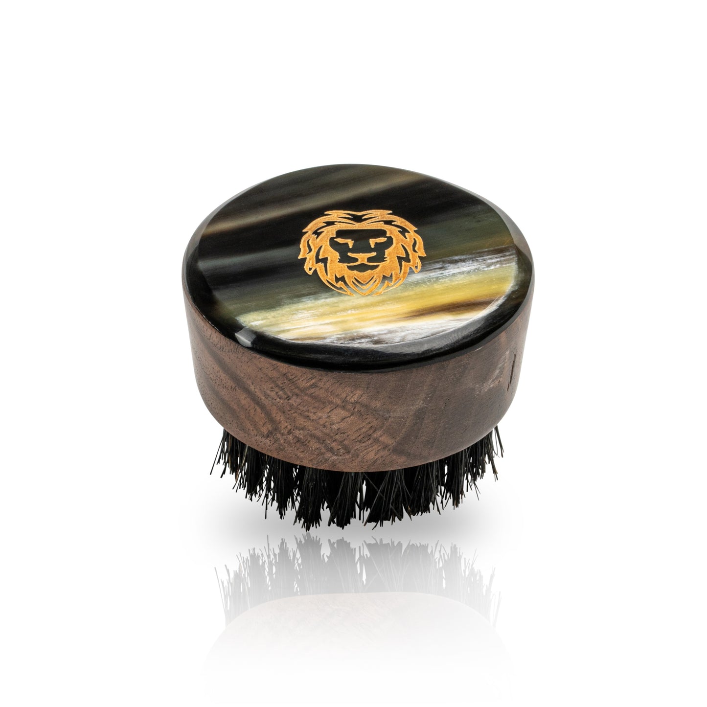 Premium Travel Round Ox-horn Hair Brush