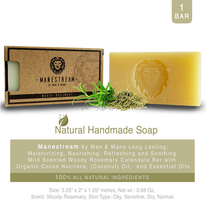 Natural Handmade Skin & Shampoo Bar Soap